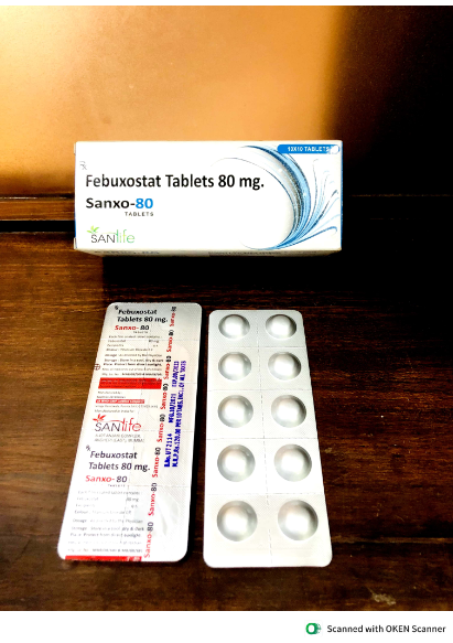 Febuxostat Tablets 80 mg (Sanxo-80)