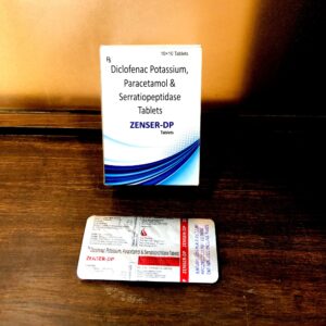 Diclofenac Potassium, Paracetamol and Serratiopeptidase Tablets (ZENSER-DP)